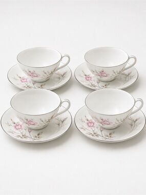 Citadel China Elizabeth 1469- 8 piece teacup and saucer set
